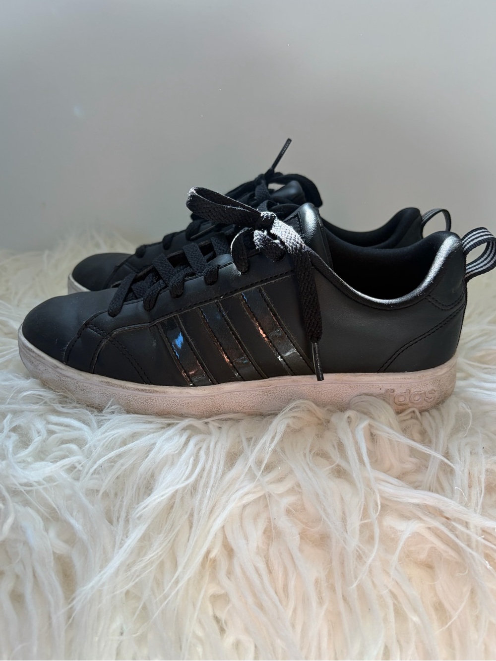 ADIDAS black runners